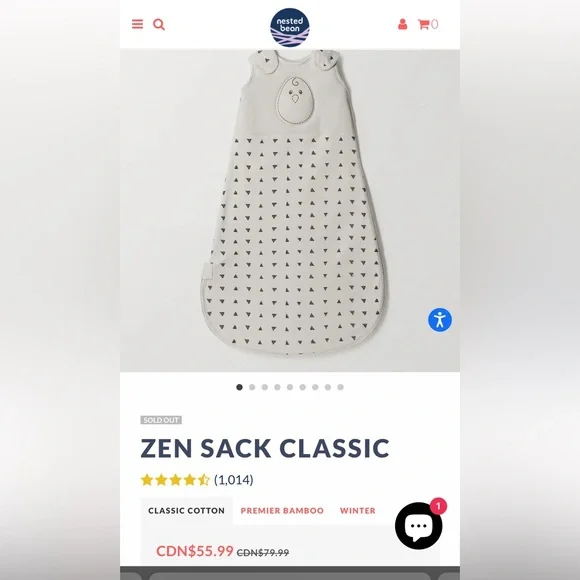 Nested bean sleep sacks- bundle - Picture 3 of 7